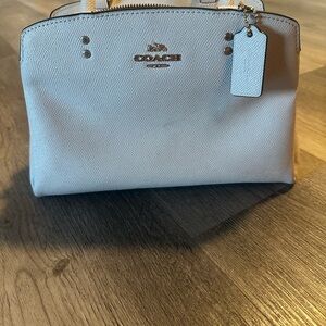 Coach white purse